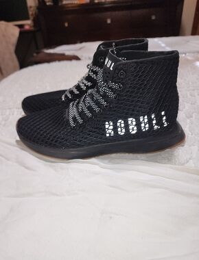 NoBull Diamond Mesh Runner Hightop Sneakers W 7.5 M 6